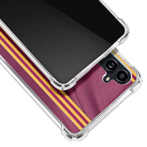 NBA Cleveland Cavaliers Jersey Galaxy A54 5G Clear Case
