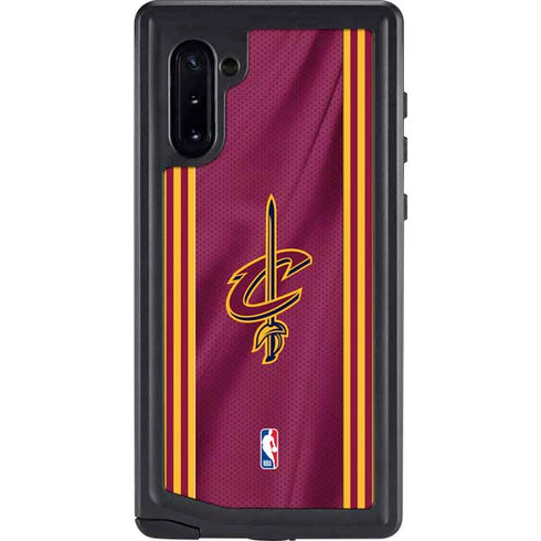 NBA Cleveland Cavaliers Jersey Galaxy Note 10 Waterproof Case