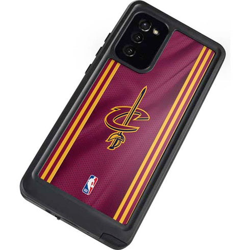 NBA Cleveland Cavaliers Jersey Galaxy Note20 5G Waterproof Case