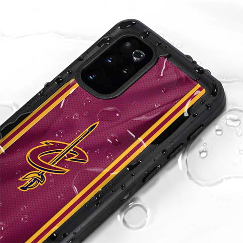 NBA Cleveland Cavaliers Jersey Galaxy S20 Plus Waterproof Case