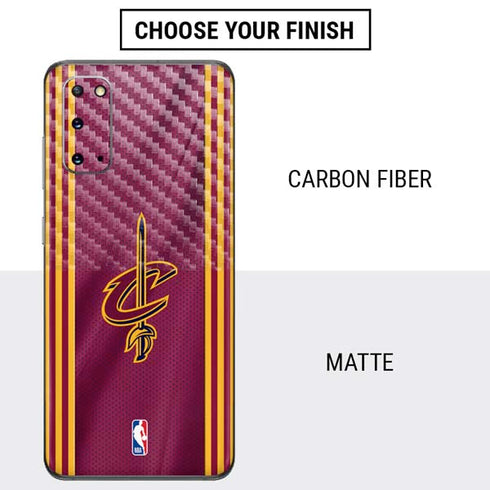 NBA Cleveland Cavaliers Jersey Galaxy S20 Skin