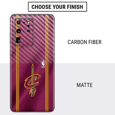NBA Cleveland Cavaliers Jersey Galaxy S20 Ultra 5G Skin