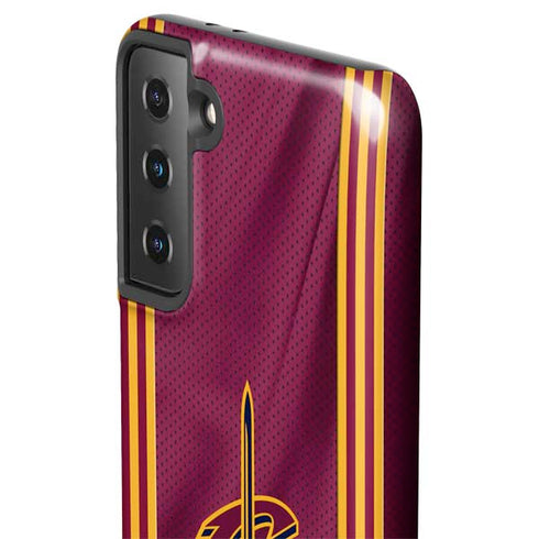 NBA Cleveland Cavaliers Jersey Galaxy S21 FE Pro Case