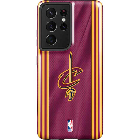 NBA Cleveland Cavaliers Jersey Galaxy S21 Ultra 5G Pro Case