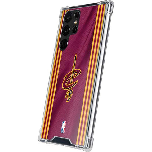 NBA Cleveland Cavaliers Jersey Galaxy S22 Ultra Clear Case