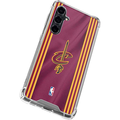 NBA Cleveland Cavaliers Jersey Galaxy S23 FE Clear Case