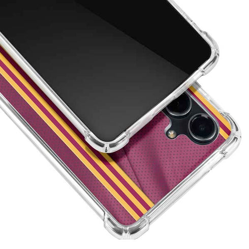 NBA Cleveland Cavaliers Jersey Galaxy S23 FE Clear Case