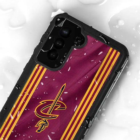 NBA Cleveland Cavaliers Jersey Galaxy S23 Plus Waterproof Case