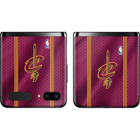 NBA Cleveland Cavaliers Jersey Galaxy Z Flip Skin