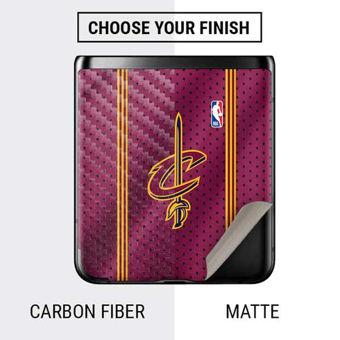 NBA Cleveland Cavaliers Jersey Galaxy Z Flip Skin