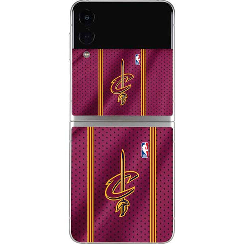 NBA Cleveland Cavaliers Jersey Galaxy Z Flip3 5G Skin