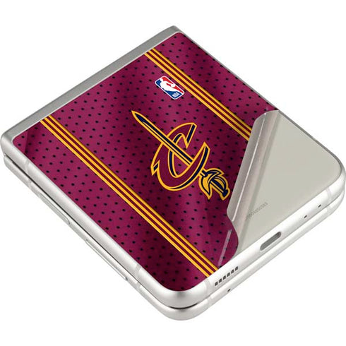 NBA Cleveland Cavaliers Jersey Galaxy Z Flip3 5G Skin