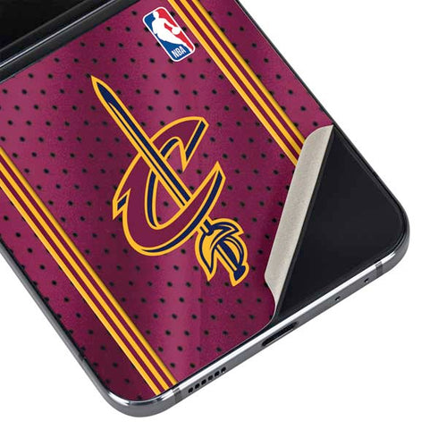NBA Cleveland Cavaliers Jersey Galaxy Z Flip5 5G Skin