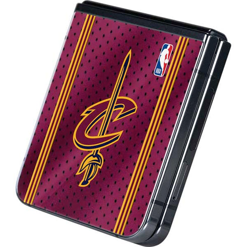 NBA Cleveland Cavaliers Jersey Galaxy Z Flip5 5G Skin
