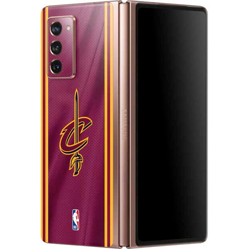 NBA Cleveland Cavaliers Jersey Galaxy Z Fold2 5G Skin
