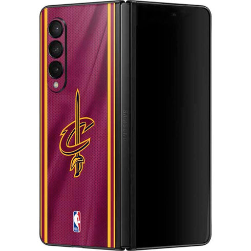 NBA Cleveland Cavaliers Jersey Galaxy Z Fold3 5G Skin