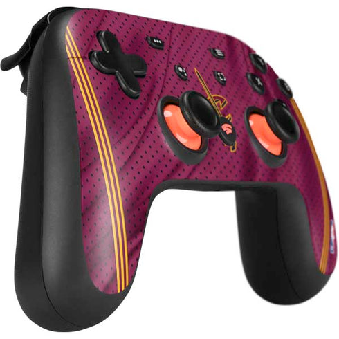 NBA Cleveland Cavaliers Jersey Google Stadia Controller Skin