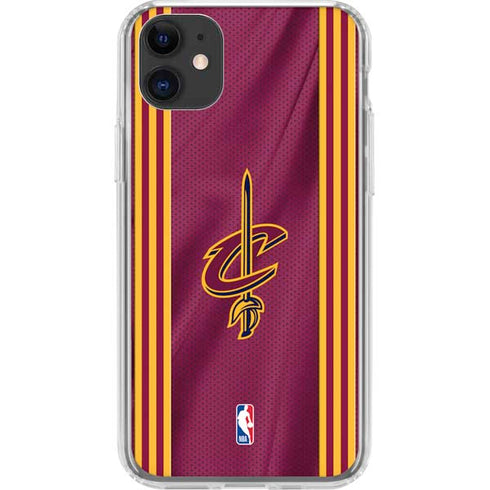 NBA Cleveland Cavaliers Jersey iPhone 11 Clear Case