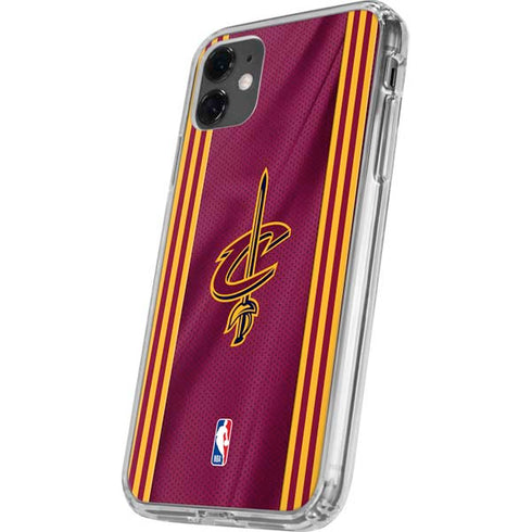 NBA Cleveland Cavaliers Jersey iPhone 11 Clear Case