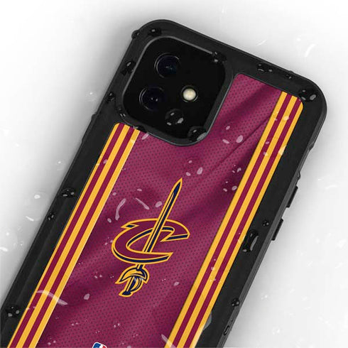 NBA Cleveland Cavaliers Jersey iPhone 12 Mini Waterproof Case