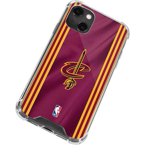 NBA Cleveland Cavaliers Jersey iPhone 13 Mini Clear Case