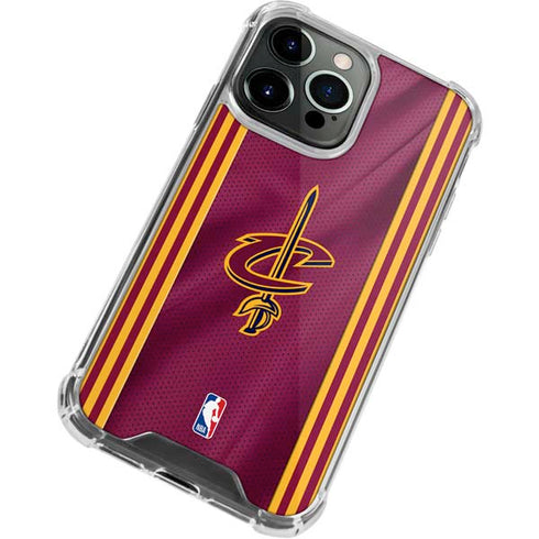 NBA Cleveland Cavaliers Jersey iPhone 13 Pro Clear Case
