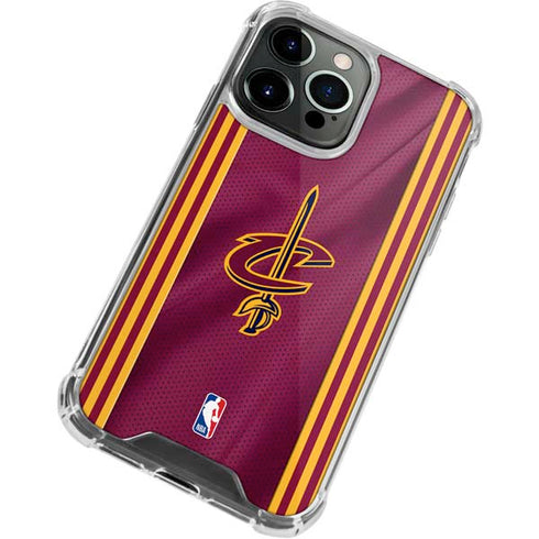 NBA Cleveland Cavaliers Jersey iPhone 13 Pro Max Clear Case