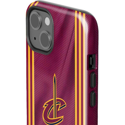 NBA Cleveland Cavaliers Jersey iPhone 15 Plus Impact Case