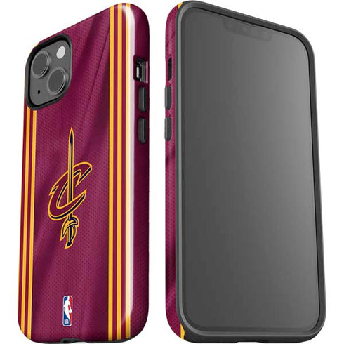 NBA Cleveland Cavaliers Jersey iPhone 15 Plus Impact Case