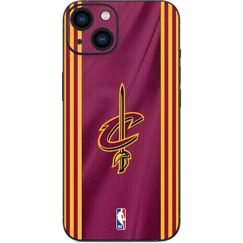 NBA Cleveland Cavaliers Jersey iPhone 15 Plus Skin