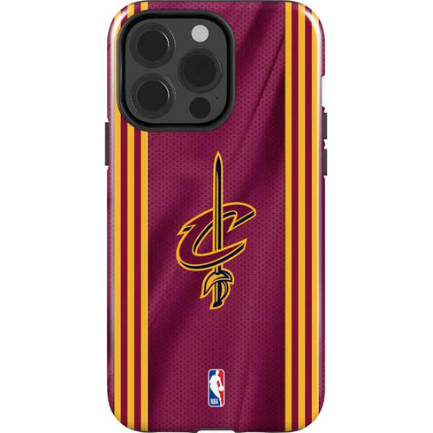 NBA Cleveland Cavaliers Jersey iPhone 15 Pro Impact Case