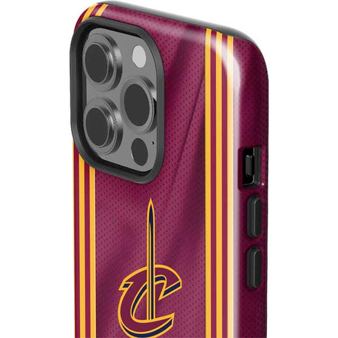 NBA Cleveland Cavaliers Jersey iPhone 15 Pro Impact Case