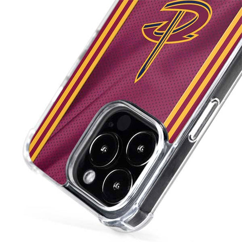 NBA Cleveland Cavaliers Jersey iPhone 15 Pro MagSafe Case