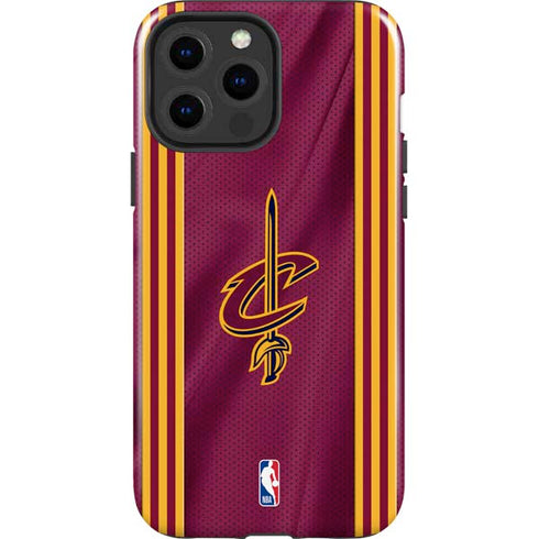 NBA Cleveland Cavaliers Jersey iPhone 15 Pro Max Impact Case