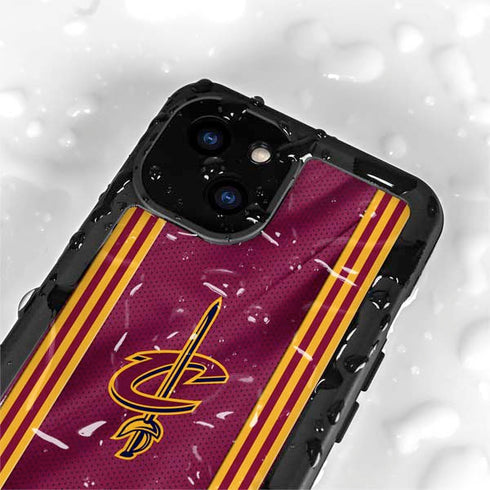 NBA Cleveland Cavaliers Jersey iPhone 15 Waterproof Case