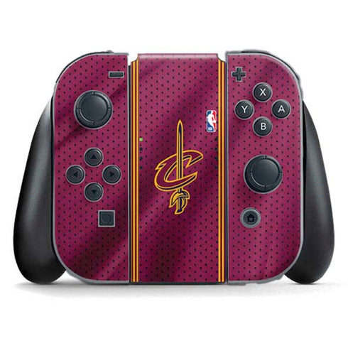NBA Cleveland Cavaliers Jersey Nintendo Switch (2017-2021) Joy-Con Controller Skin