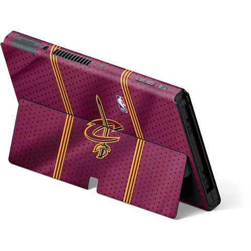NBA Cleveland Cavaliers Jersey Nintendo Switch OLED (2021) Skin