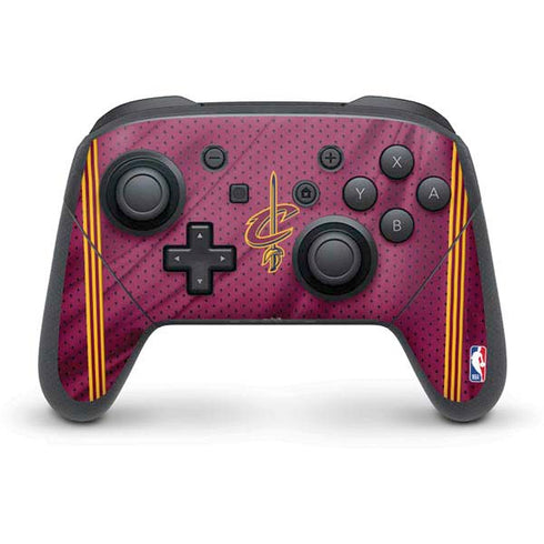 NBA Cleveland Cavaliers Jersey Nintendo Switch Pro Controller Skin