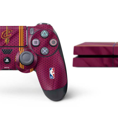 NBA Cleveland Cavaliers Jersey PS4 Console and Controller Bundle Skin