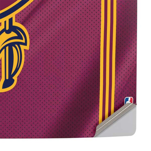 NBA Cleveland Cavaliers Jersey PS5 Slim Digital Edition Console Skin