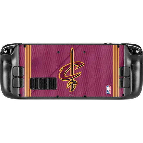 NBA Cleveland Cavaliers Jersey Steam Deck Handheld Gaming Computer Skin