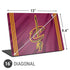 NBA Cleveland Cavaliers Jersey Universal Laptop 16in (13 x 9.4in) Skin