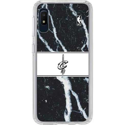 NBA Cleveland Cavaliers Marble Galaxy A10e Clear Case