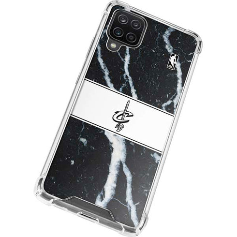 NBA Cleveland Cavaliers Marble Galaxy A12 Clear Case