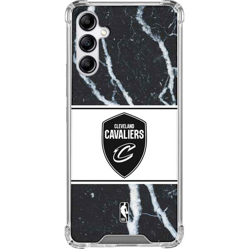 NBA Cleveland Cavaliers Marble Galaxy A15 5G Clear Case