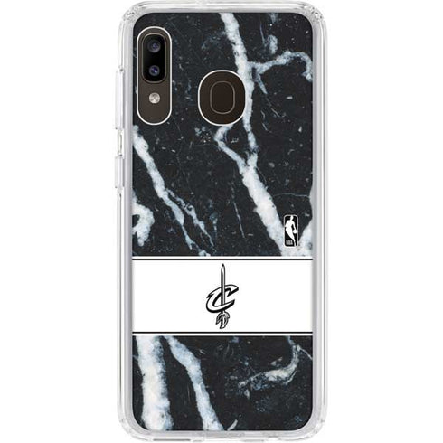 NBA Cleveland Cavaliers Marble Galaxy A20 Clear Case