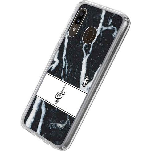 NBA Cleveland Cavaliers Marble Galaxy A20 Clear Case