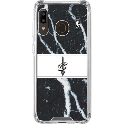 NBA Cleveland Cavaliers Marble Galaxy A30 Clear Case