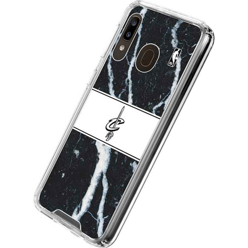 NBA Cleveland Cavaliers Marble Galaxy A30 Clear Case