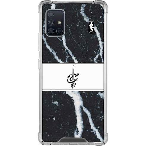NBA Cleveland Cavaliers Marble Galaxy A51 5G Clear Case